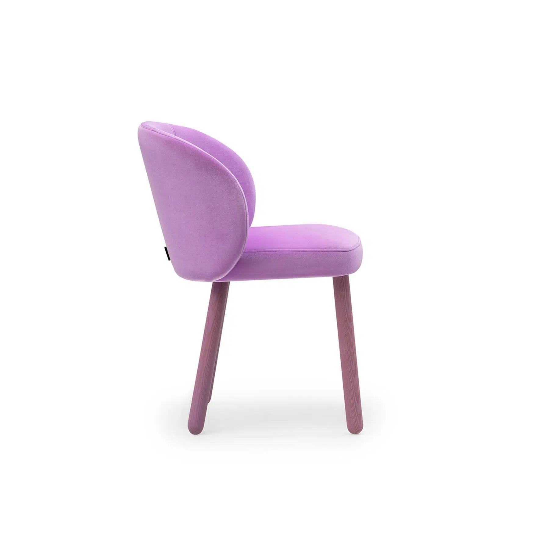 Spagnolo Sedie da pranzo Contract Grade con Silhouette organica curva - Set di 8 sedie in vendita