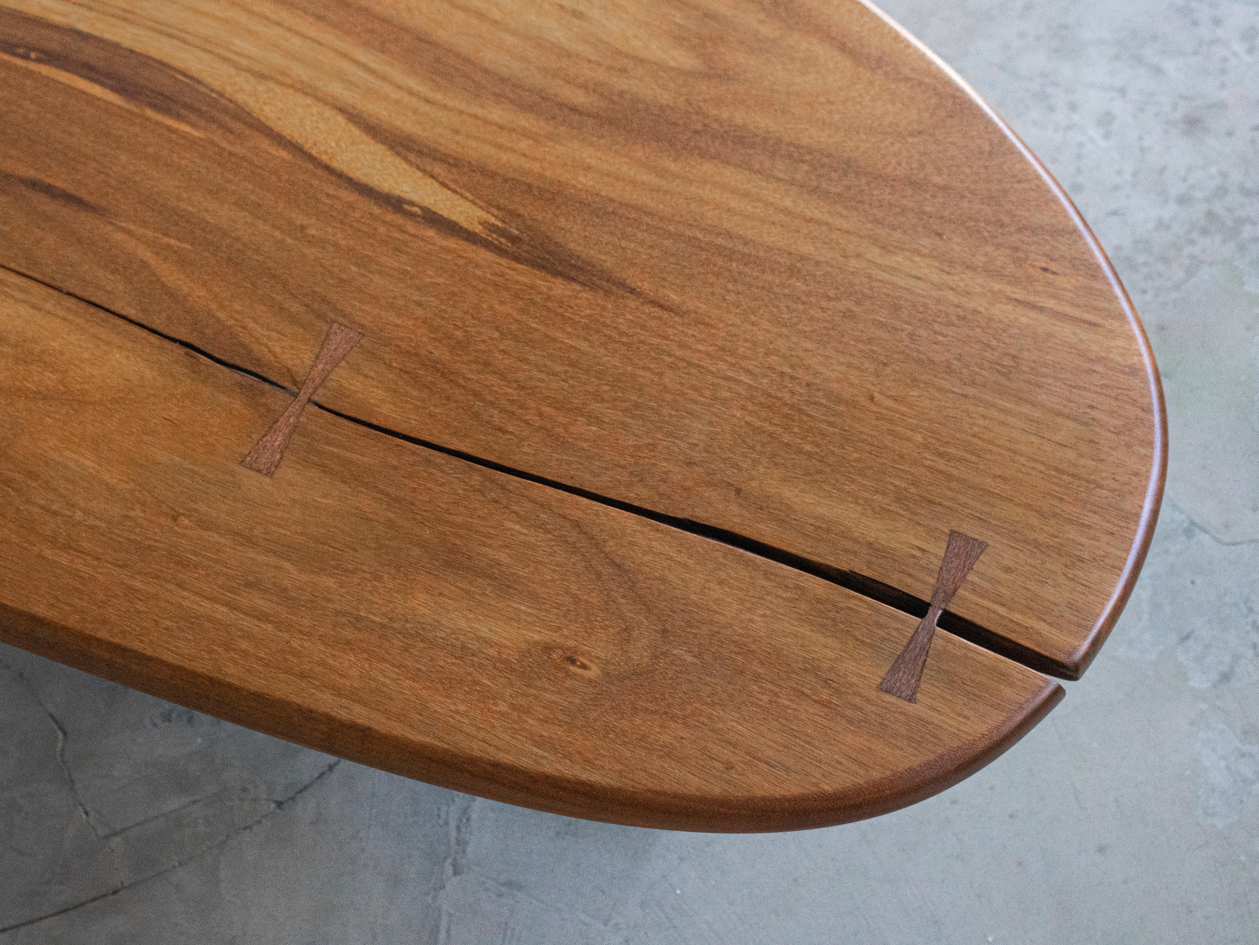 Bois Table basse Contraponto par Leon Ades en vente