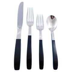 Contrast by Lunt Silver Servizio di posate in argento Sterling Mid Century Modern 50 pezzi