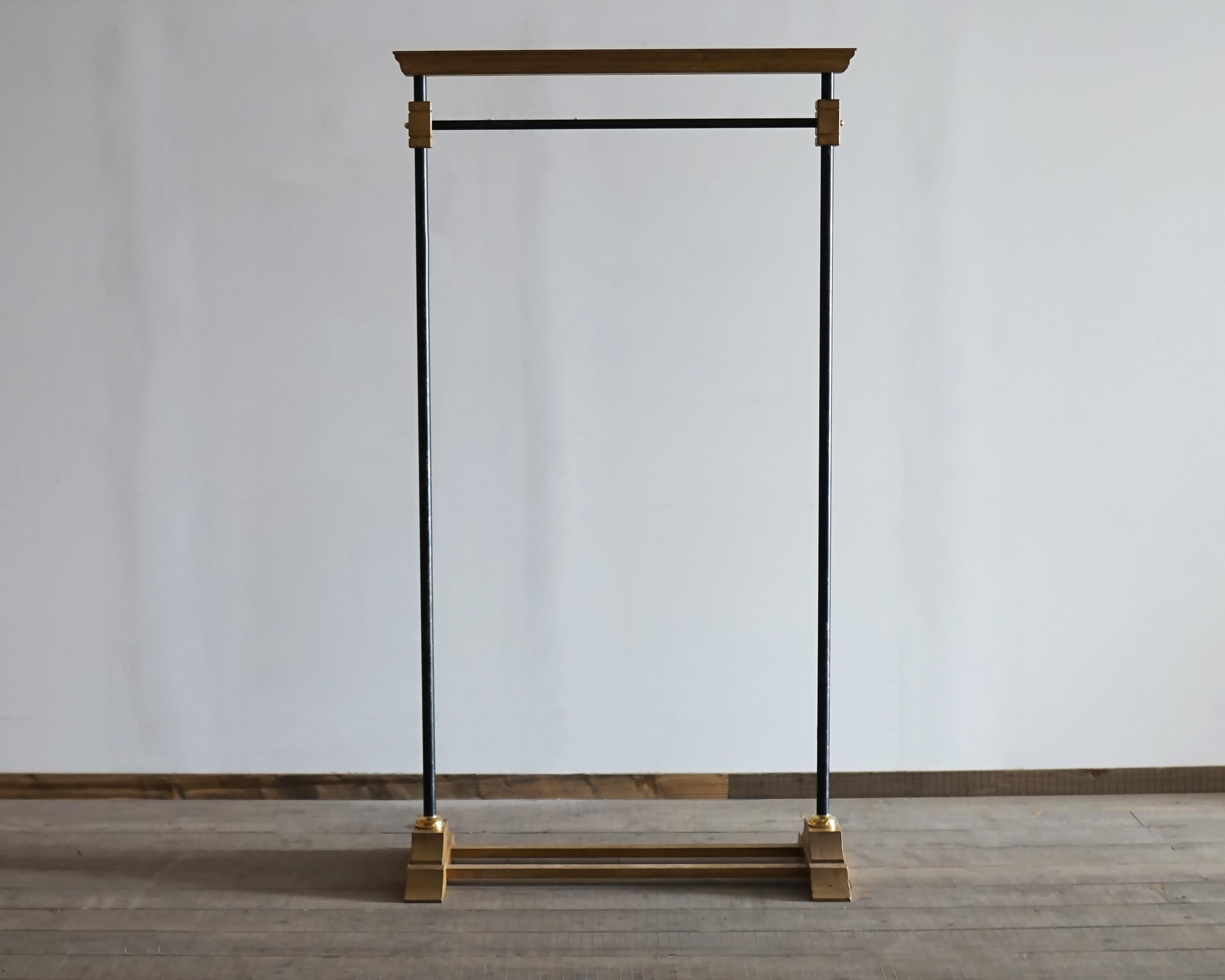 French Provincial Contrast Wood and Iron Hanger