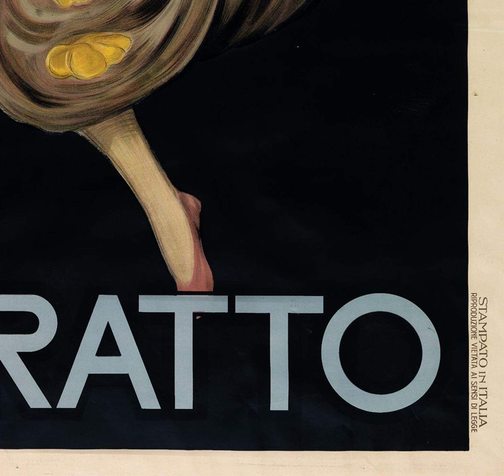Contratto, 1922 Vintage French Alcohol Advertising Poster, Cappiello 3