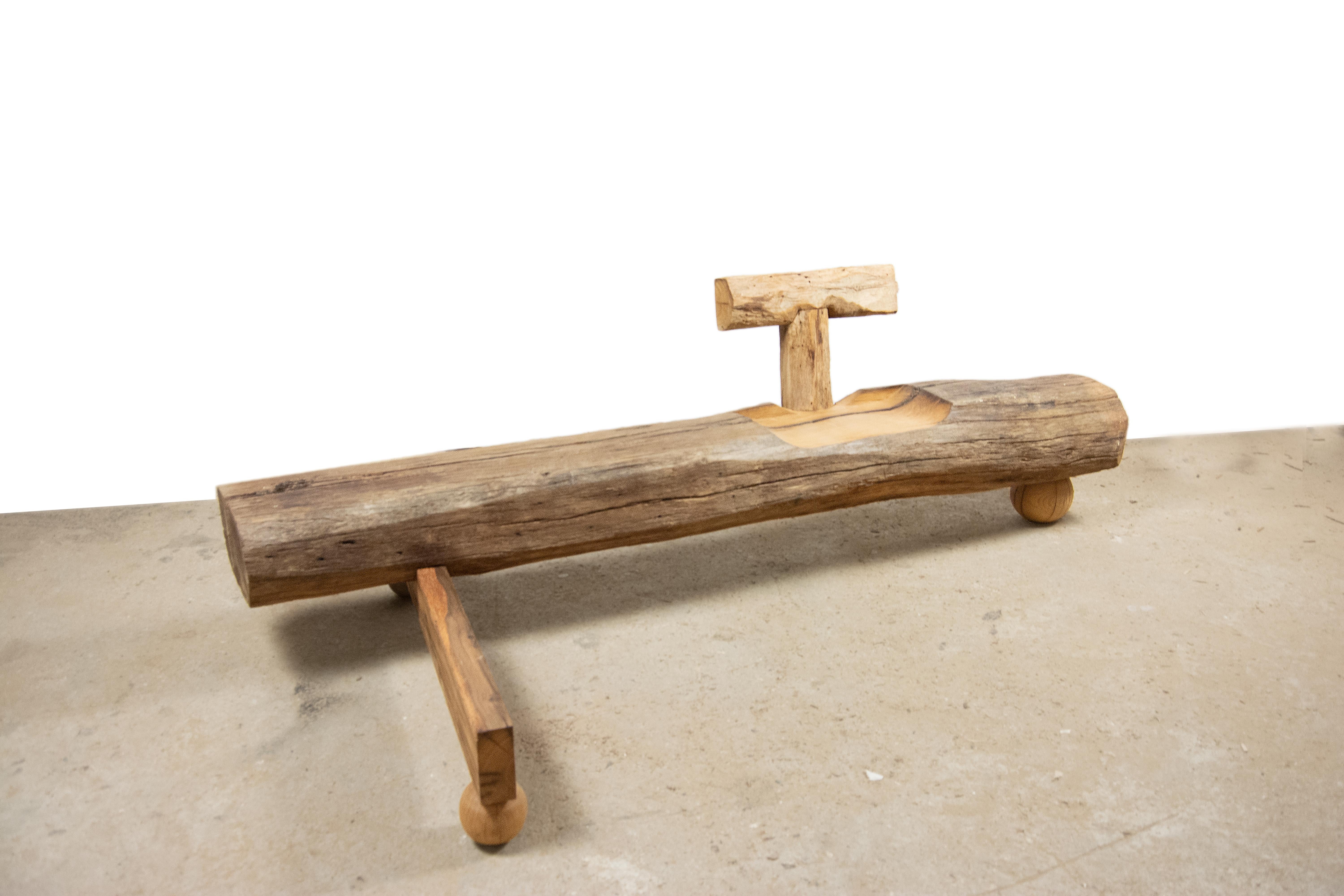 Contrepoids Bench by Atelier Musset and Erik Järkil For Sale 3