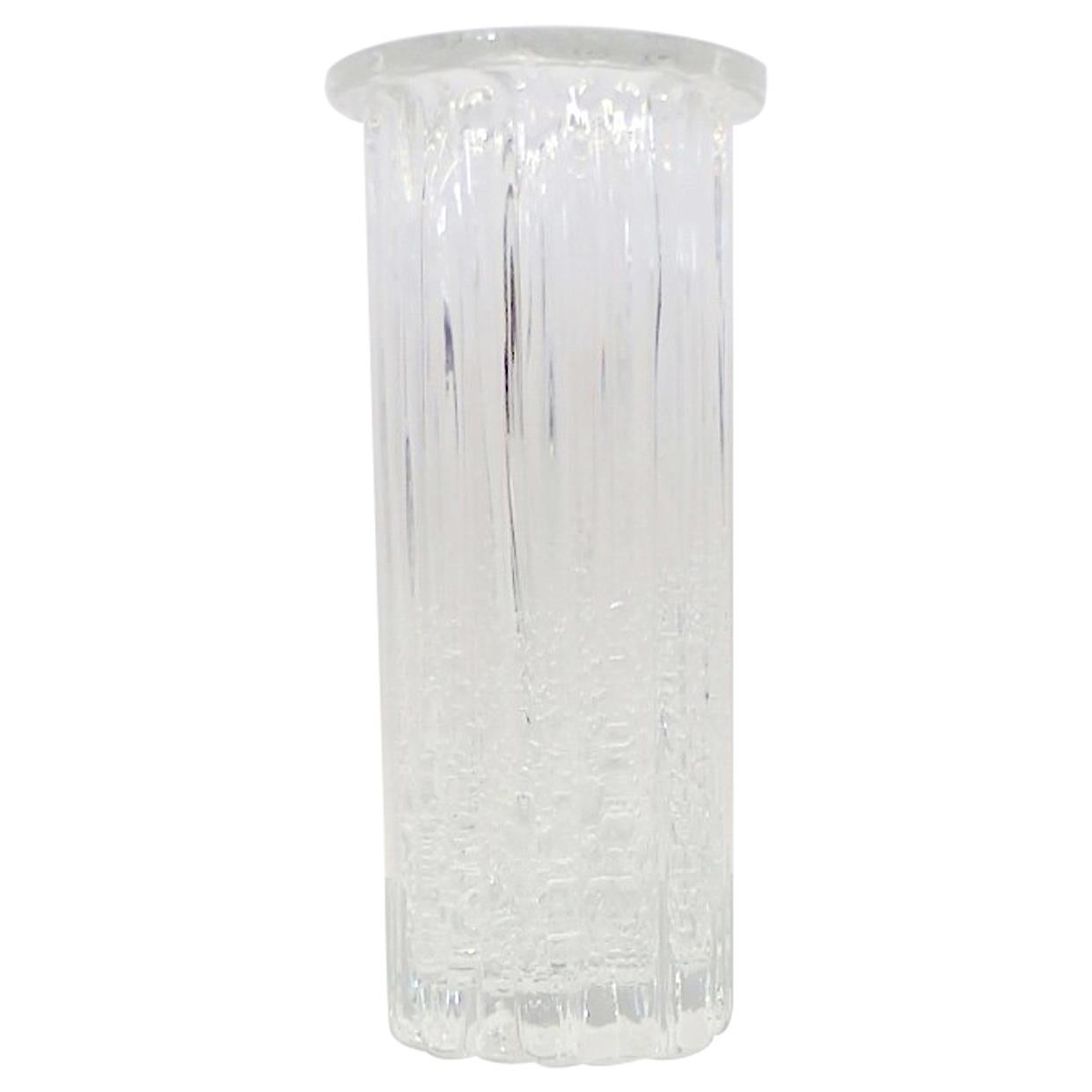 Controlled Bubble Ice Vase Attributed to Tapio Wirkkala