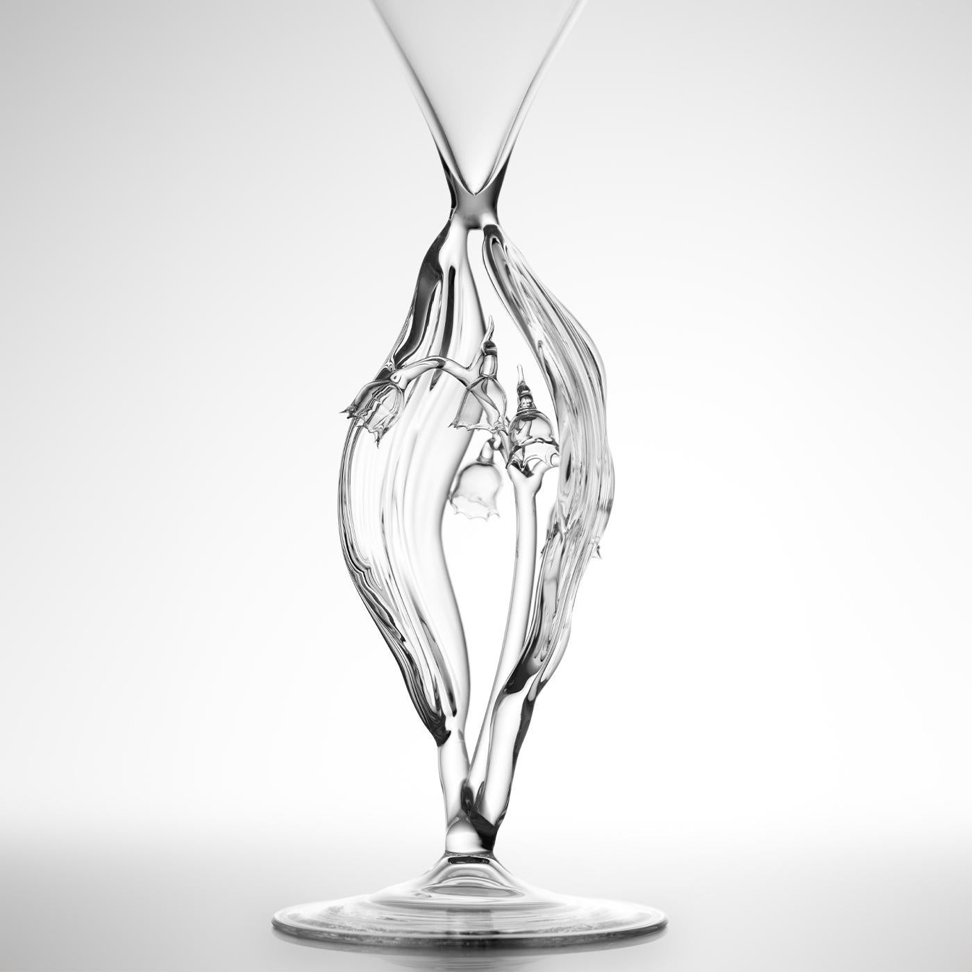 Convallaria Majalis Weinglas im Zustand „Neu“ im Angebot in Milan, IT