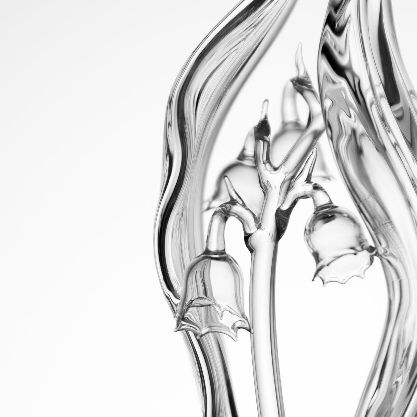 Convallaria Majalis Weinglas (Glas) im Angebot