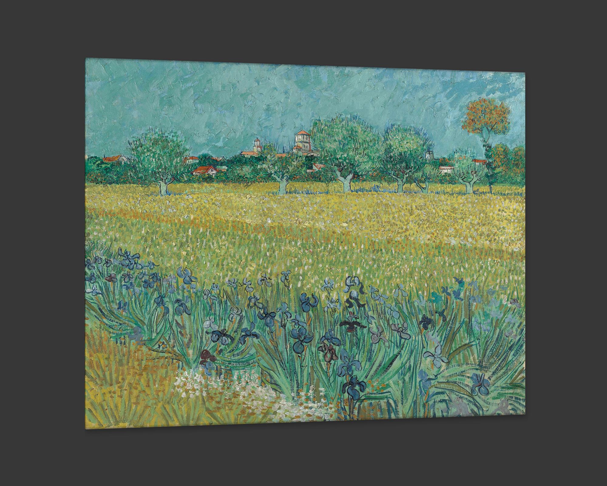 Modern Convent Near Arles, after Impressionist Oil Painting by Vincent Van Gogh For Sale