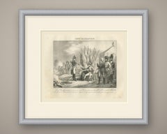 Convention of Alessandria After Marengo, Antique Madou Lithograph, 1827