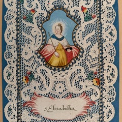 *Conventual Canivet, Early 18th Century, Depicting Saint Elisabetha
