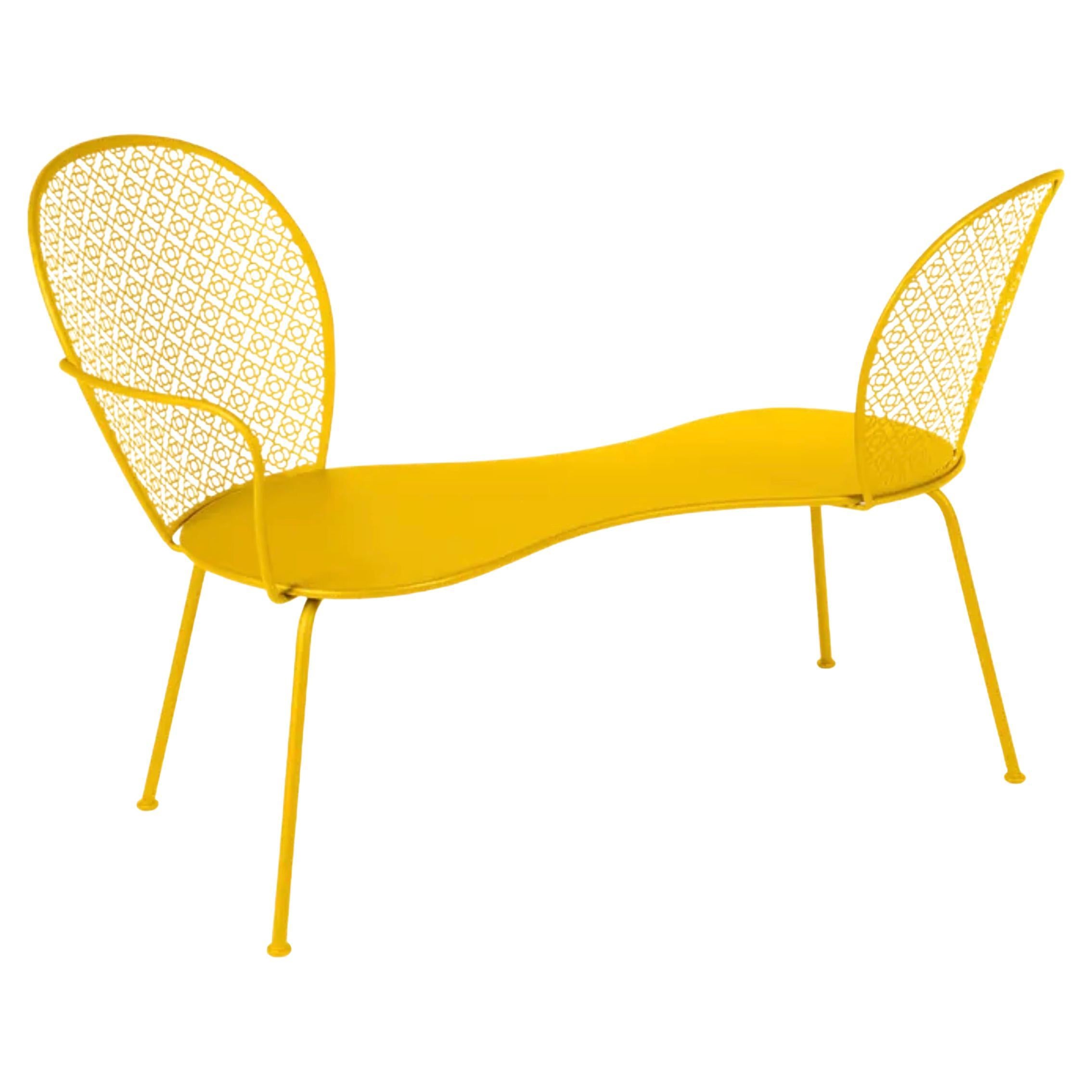 Conversation Bench Fermob Lorette design Frédéric Sofia - Honey For Sale