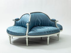​​Conversation Settee or Borne Settee from the Napoleon III Period