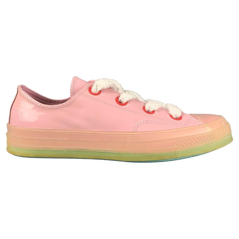 CONVERSE x J.W ANDERSON Size 10 Pink White Low Top Sneakers at 1stDibs | jw  anderson converse