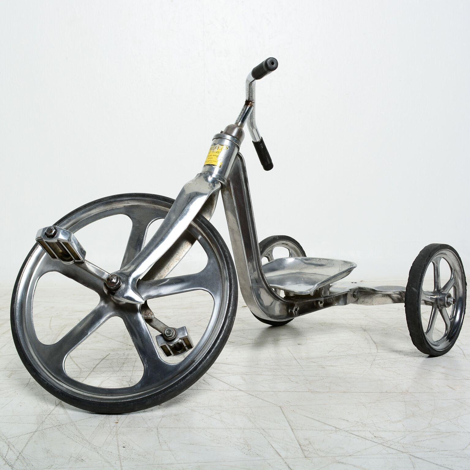 Mid-Century Modern Convert-O Bike Tricycle Anthony Bros Vintage Cast Aluminum California, 1950s