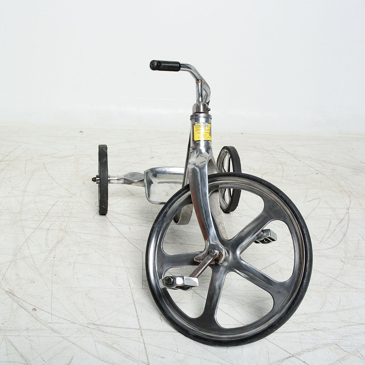 Mid-20th Century Convert-O Bike Tricycle Anthony Bros Vintage Cast Aluminum California, 1950s