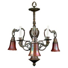 Converted 19th Century Gas Chandelier