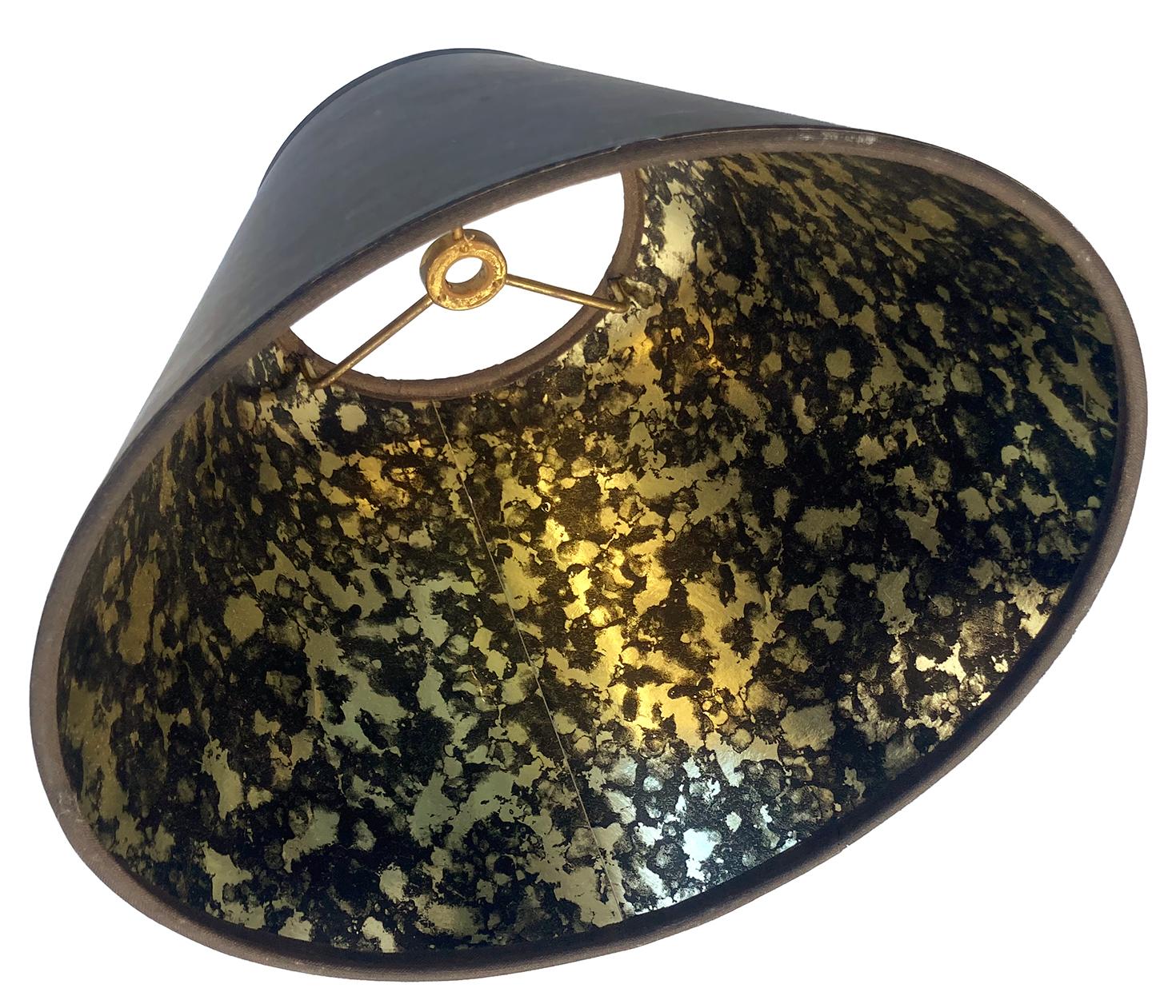 Converted Brass Andiron Candlestick Lamp on Tripod Base im Zustand „Gut“ im Angebot in Malibu, CA