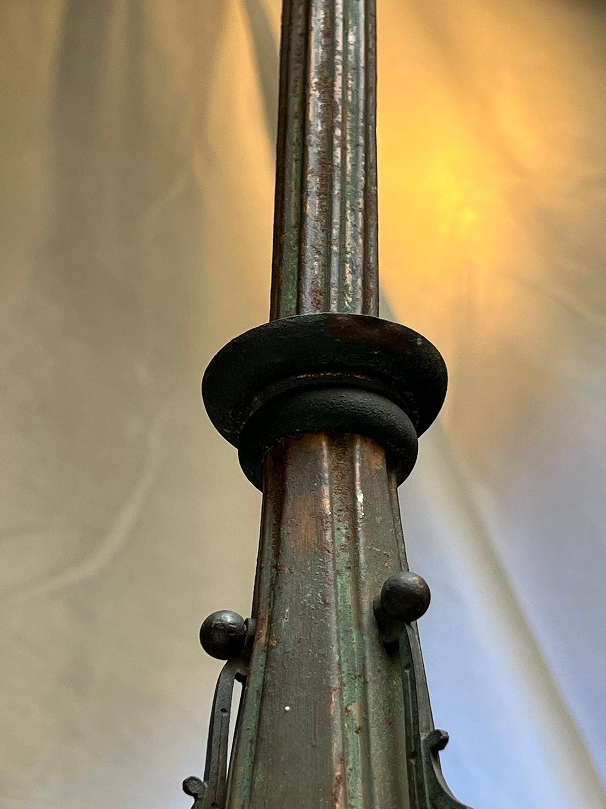 victorian gas chandelier