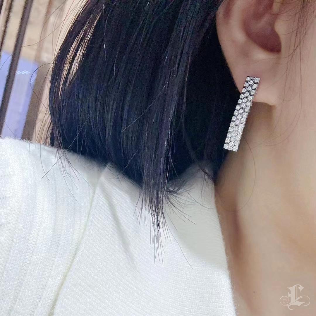 【Lustre Arc】Convertible Hex-Diamant Südseeperle Tag-zu-Abend-Ohrringe im Angebot 4