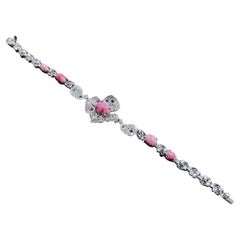 【Conchéa】Regal Conch Pearl & Diamond Bracelet - 8.28ct