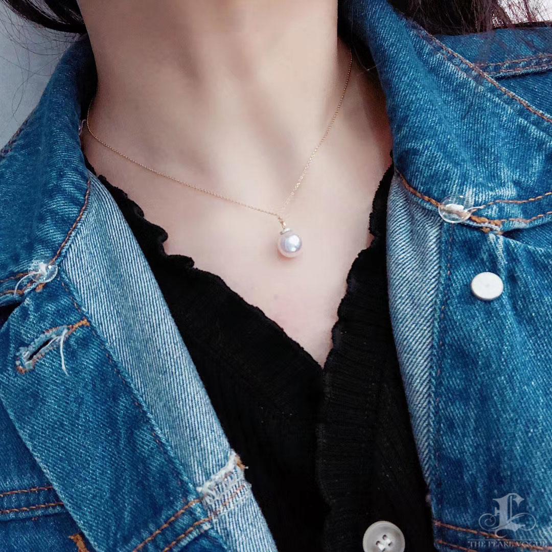 【Lustre Arc】Convertible 3-in-1 Aurora Akoya Pearl Diamond Jewelry For Sale 6