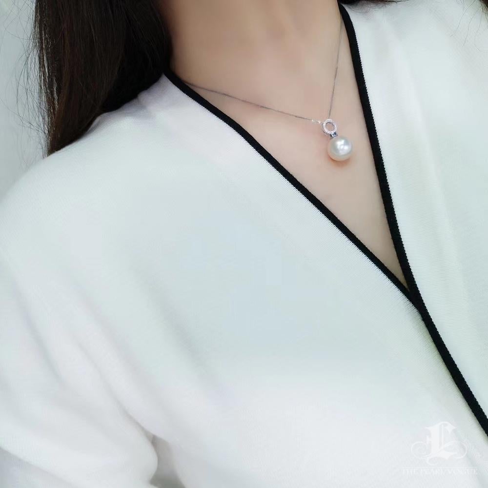 【Lustre Arc】Convertible 3-in-1 Versa Pearl Aurora South Sea Diamond Earrings For Sale 6