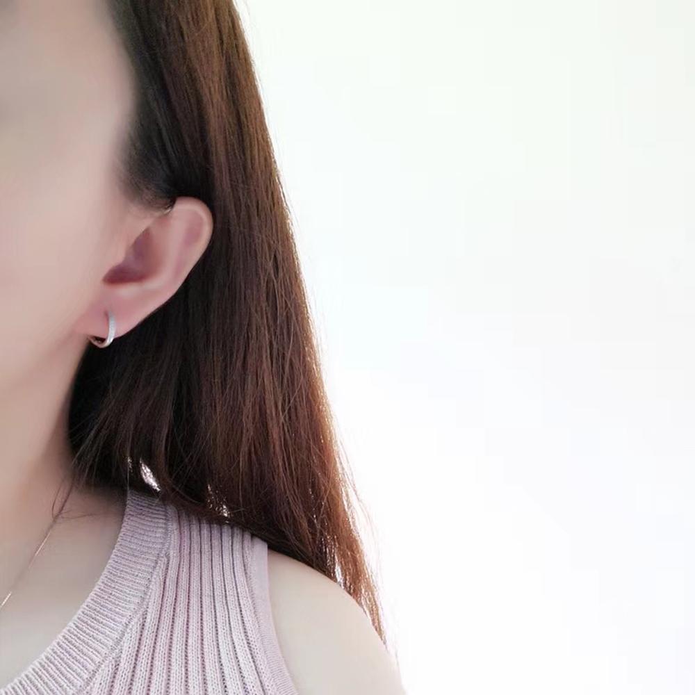 【Sculpted Geometry】Convertible Twist-Hoop Aurora South Sea Pearl Diamond Earring For Sale 3
