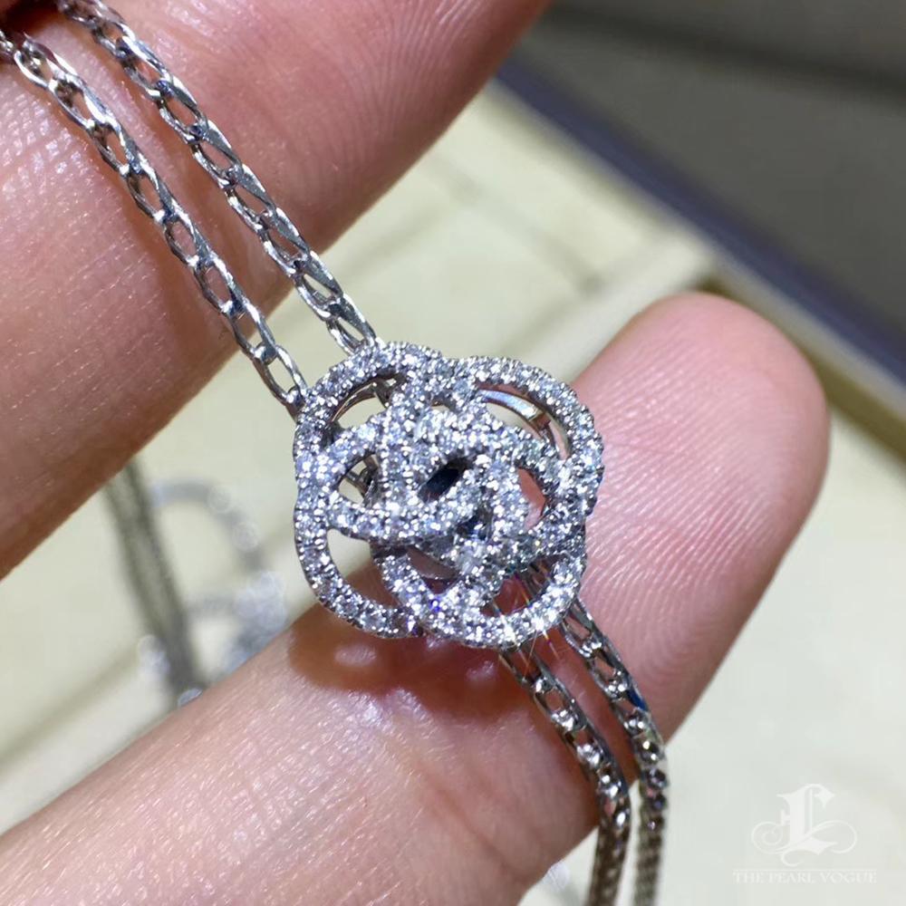 【Lustre Arc】Adjustable Knot Aurora AAAA South Sea Pearl Diamond Y Necklace en vente 1