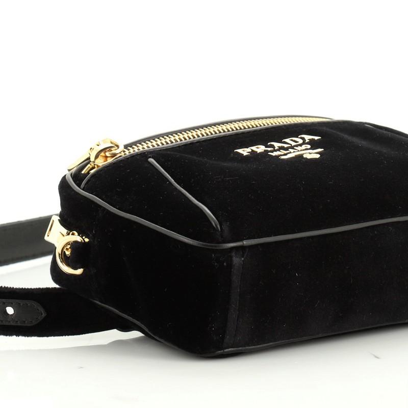 Convertible Belt Bag Velvet Small 1