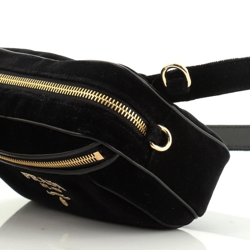 Convertible Belt Bag Velvet Small 2