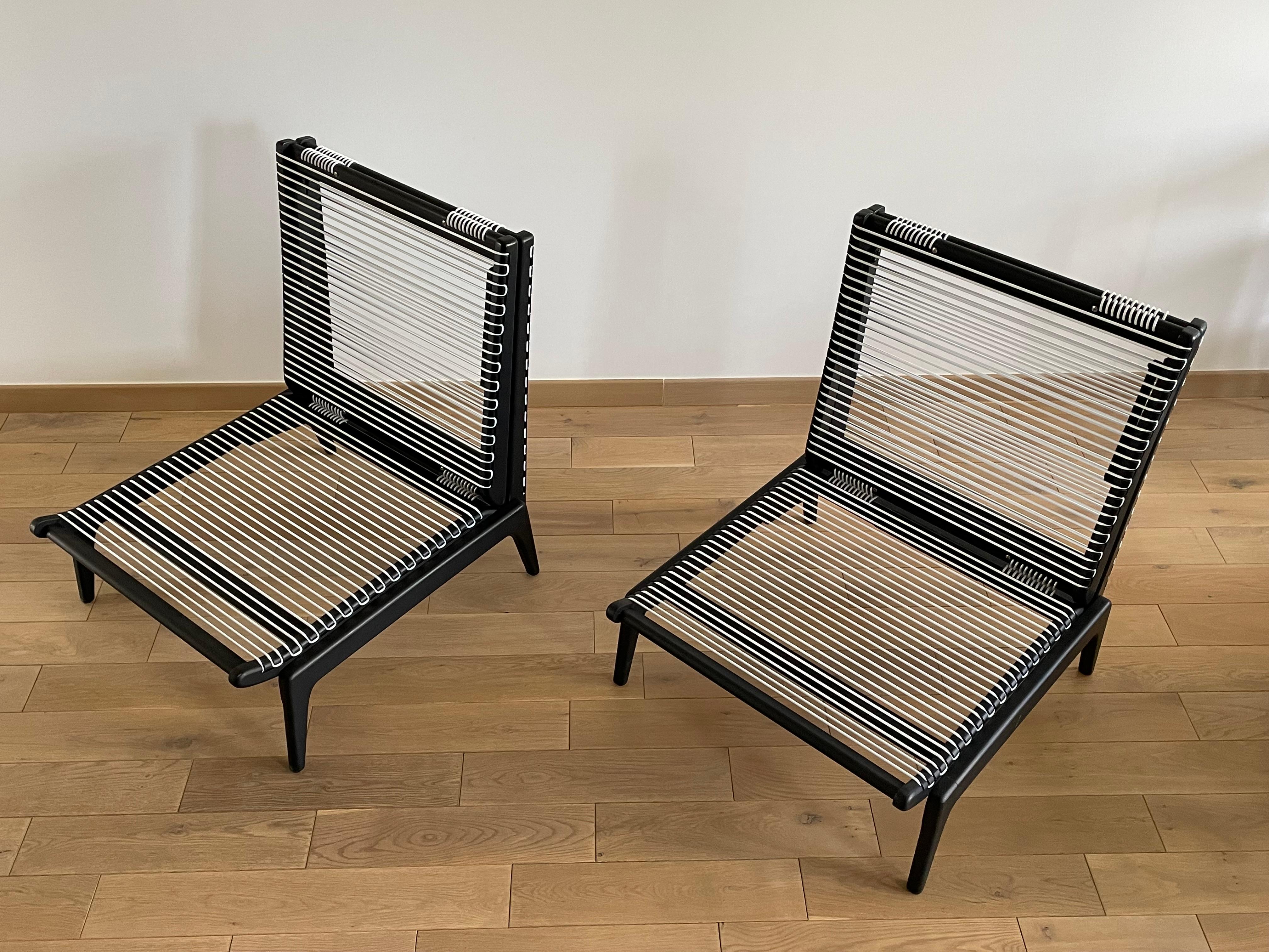 Umwandelbare Stühle von Georges Tigien, 1950er Jahre, 2er-Set, Set im Angebot 2
