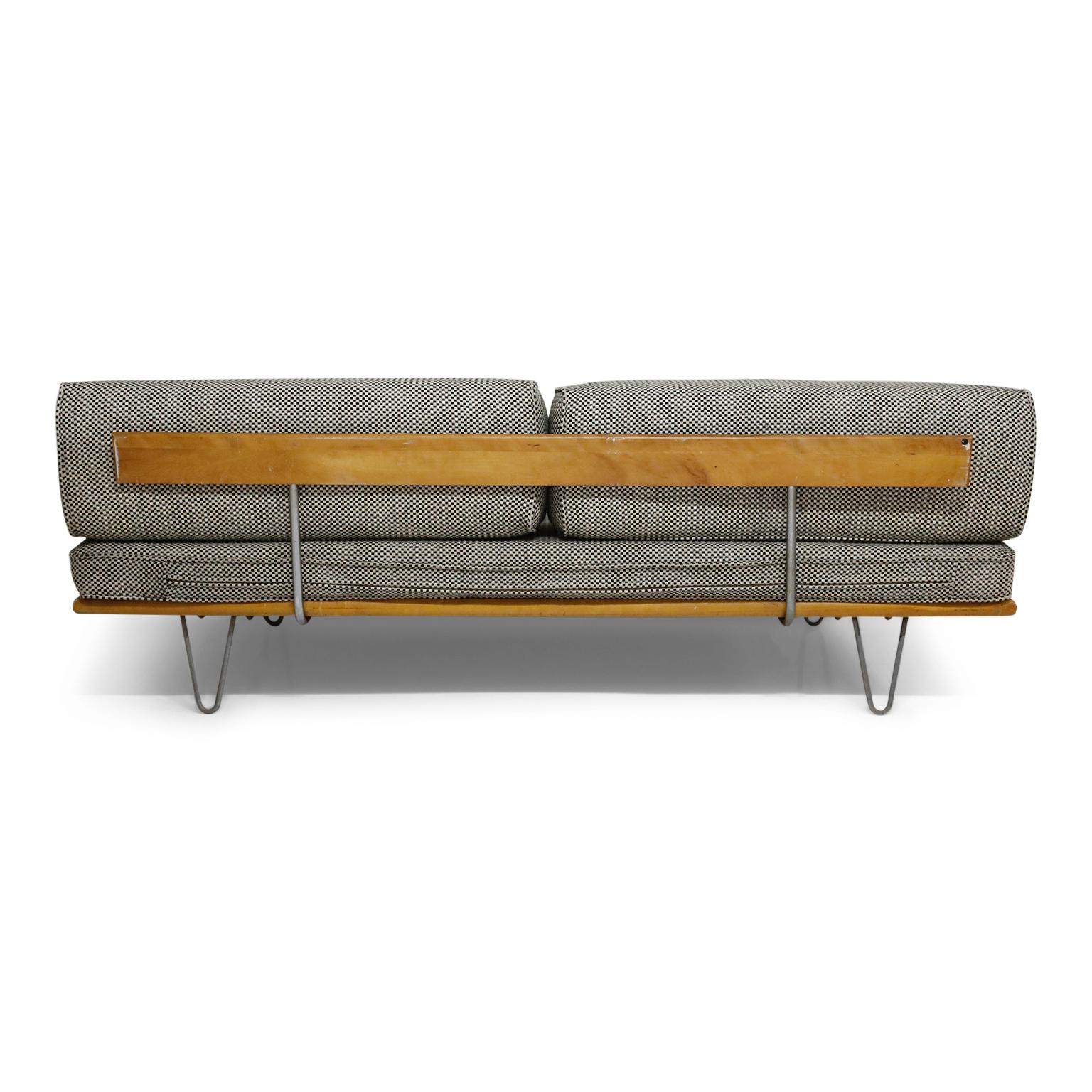 American Convertible Daybed Sofa with Hairpin Legs by George Nelson for Herman Miller