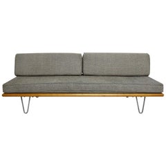 Convertible Daybed Sofa with Hairpin Legs by George Nelson for Herman Miller