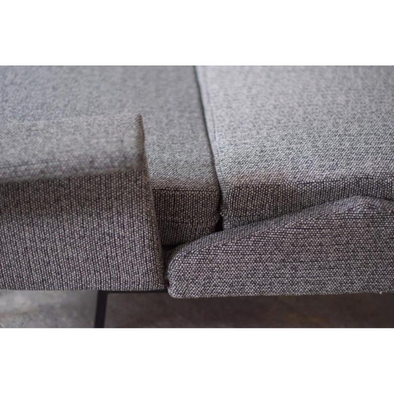 Convertible Fabric Sofa by René Jean Caillette for Steiner, 1961 For Sale 3