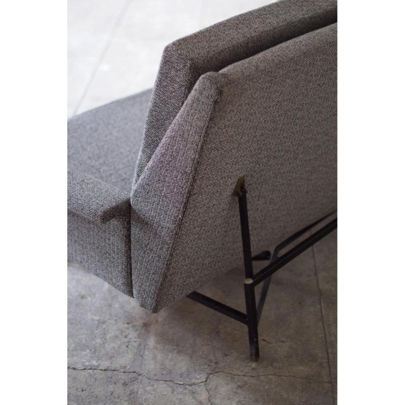 Convertible Fabric Sofa by René Jean Caillette for Steiner, 1961 For Sale 6