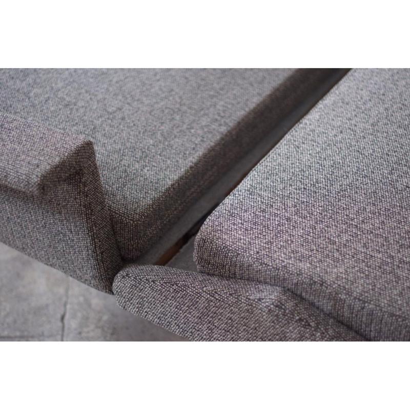 Upholstery Convertible Fabric Sofa by René Jean Caillette for Steiner, 1961 For Sale