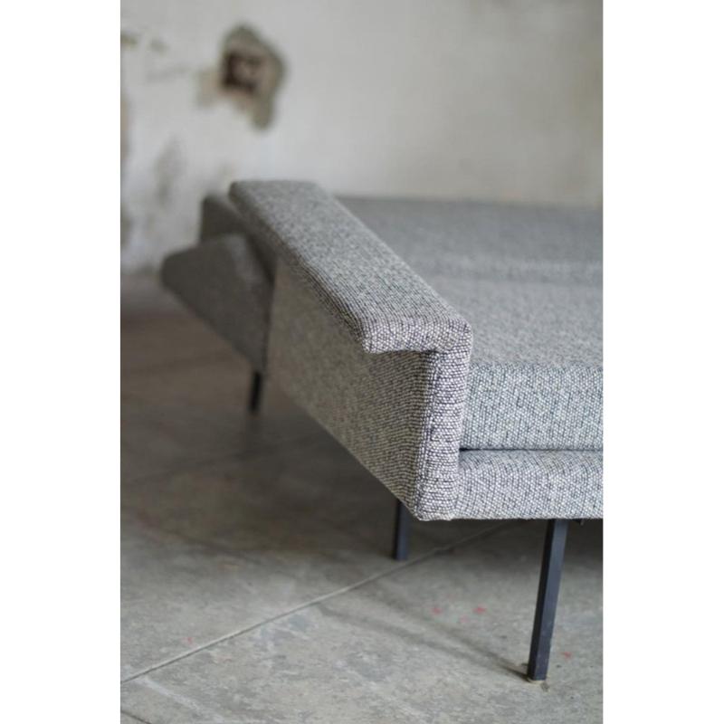 Convertible Fabric Sofa by René Jean Caillette for Steiner, 1961 For Sale 1