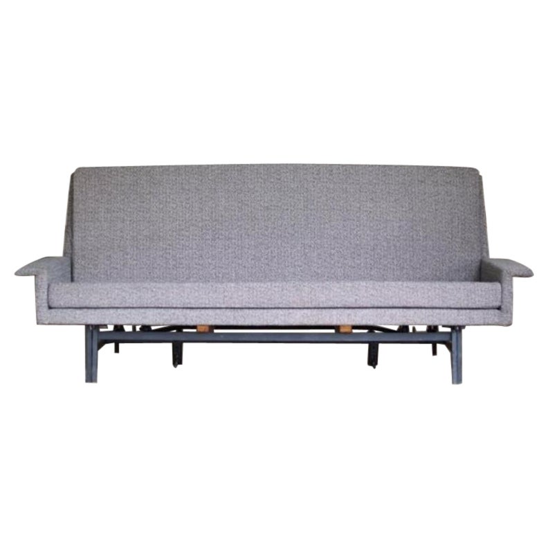 Convertible Fabric Sofa by René Jean Caillette for Steiner, 1961