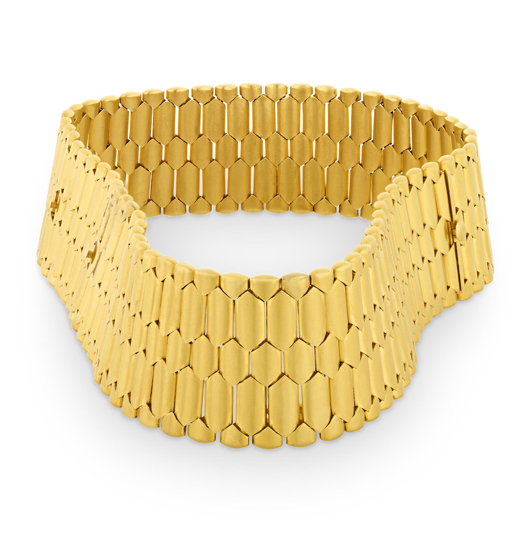 Convertible Gold Bracelets In Excellent Condition For Sale In New Orleans, LA