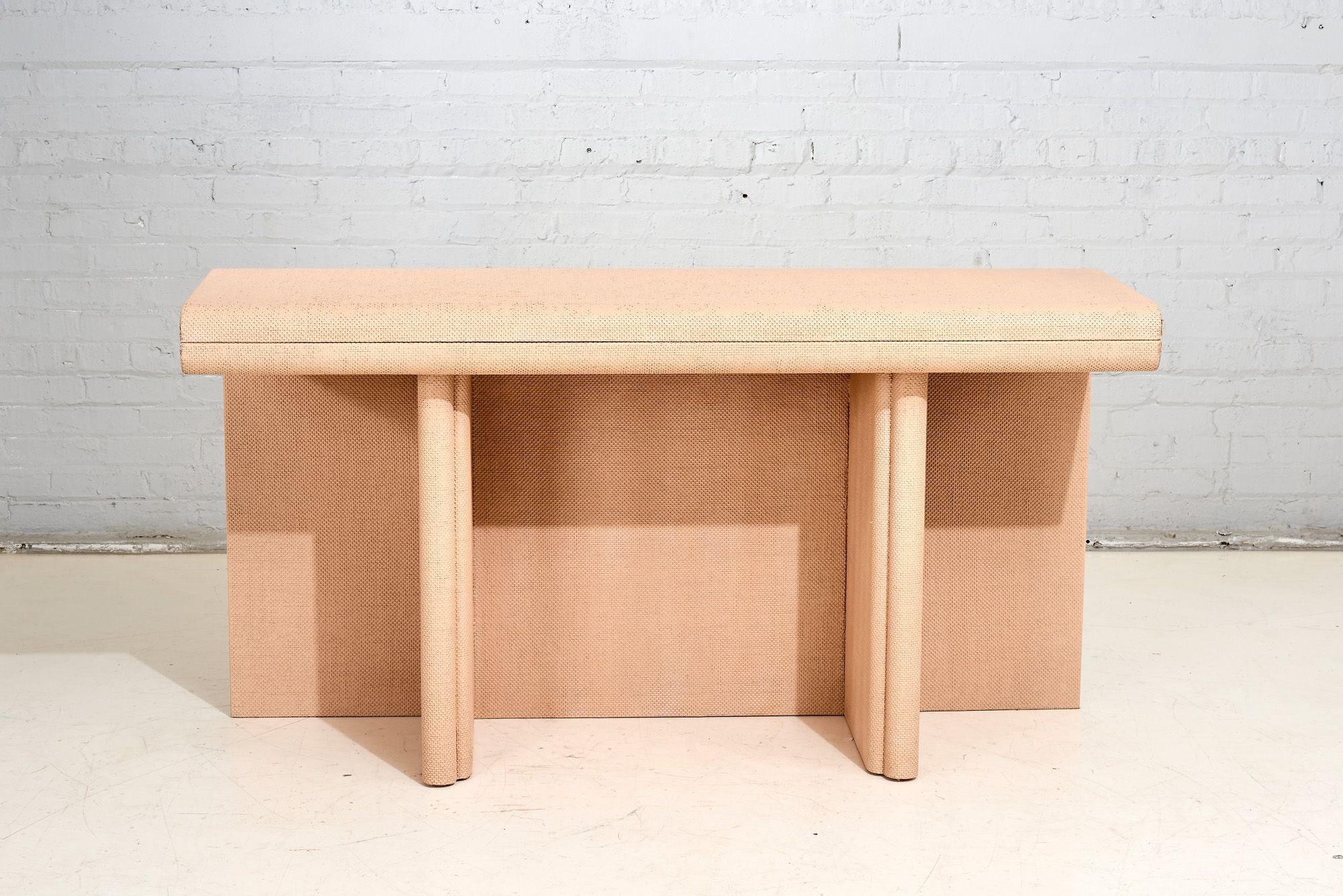 convertible console to dining table