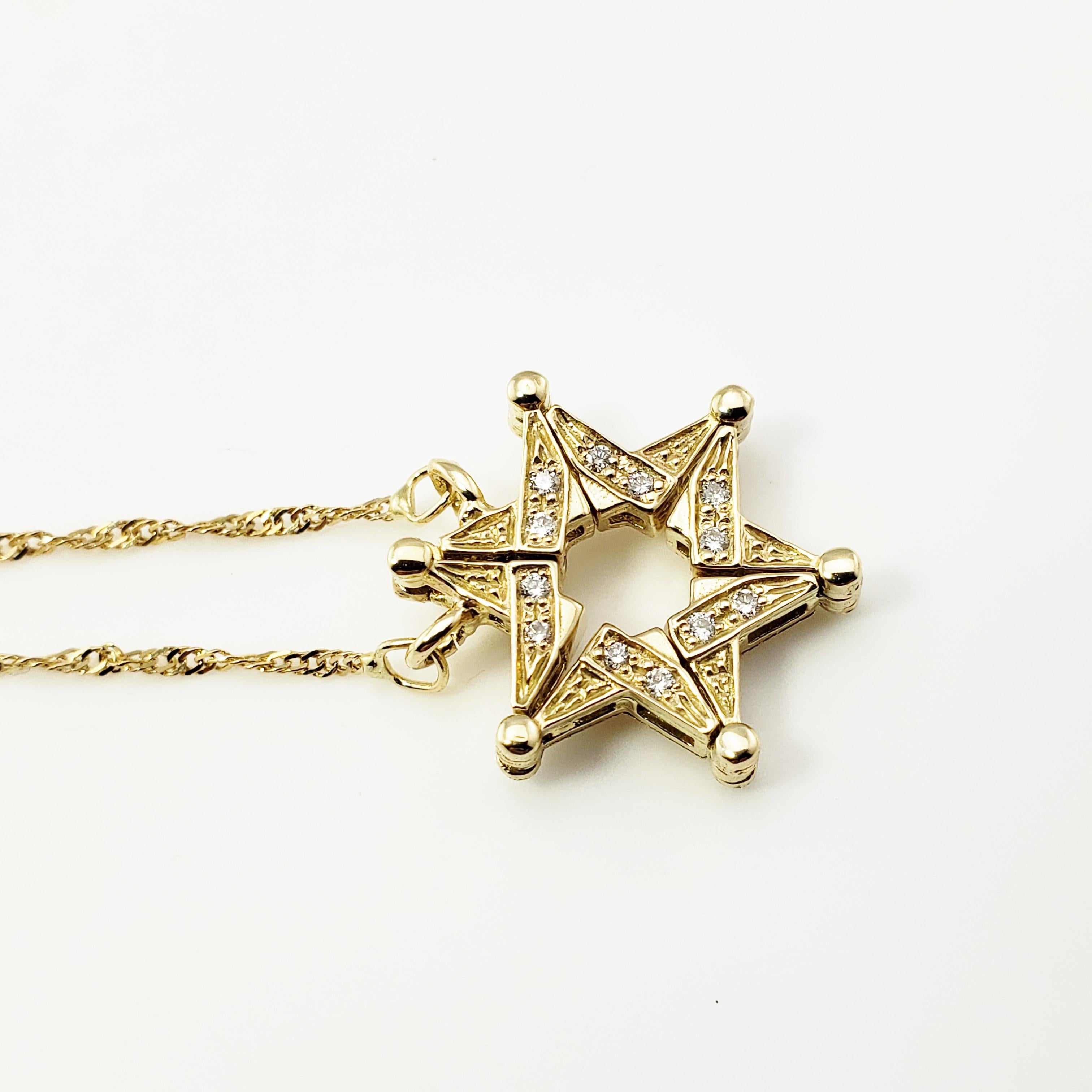convertible star of david necklace