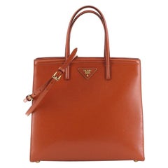 Convertible Parabole Tote Saffiano Leather Small