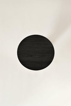 Convesso Solid Wood Coffee Table, Ash in Black Finish, Contemporary