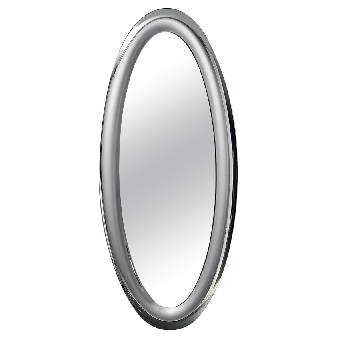 Vintage Space Age Convex Bubble Mirror ca. 1970s at 1stDibs