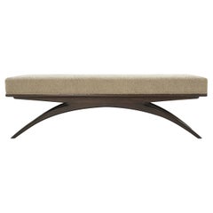 Convex Bench in Natural Bouclé by Stamford Modern
