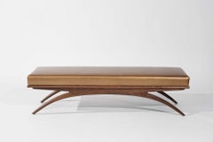 Convex Bench Series 72 in Natural Walnut