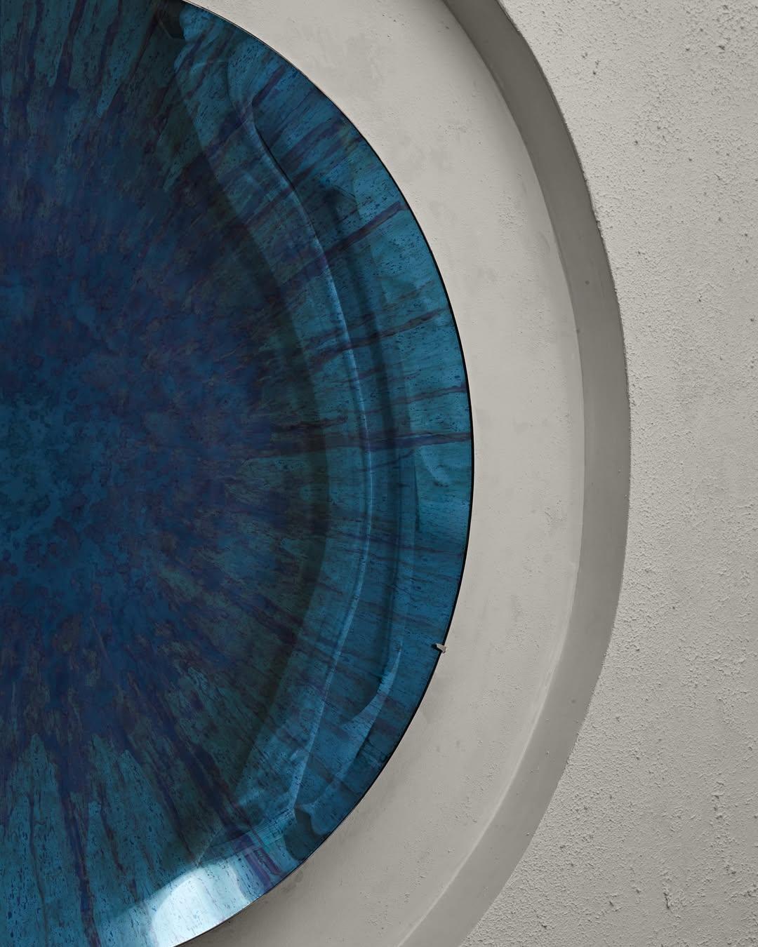 Miroir noir convexe par Homa en vente 9