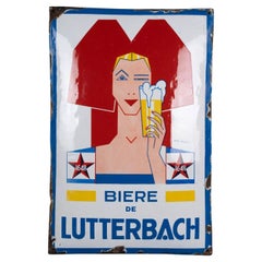 Convex enamel plaque, André Stouls, Lutterbach beer, 1648, ALS Strasbourg