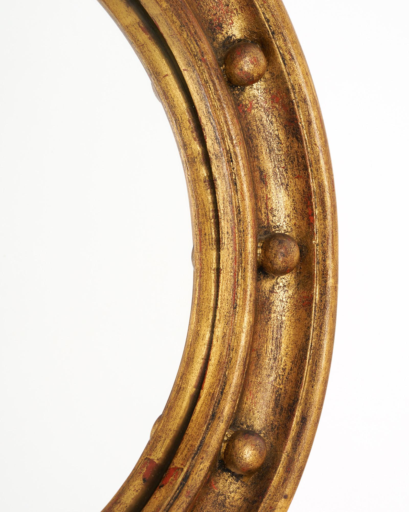 Fine XIX secolo Specchio francese convesso 