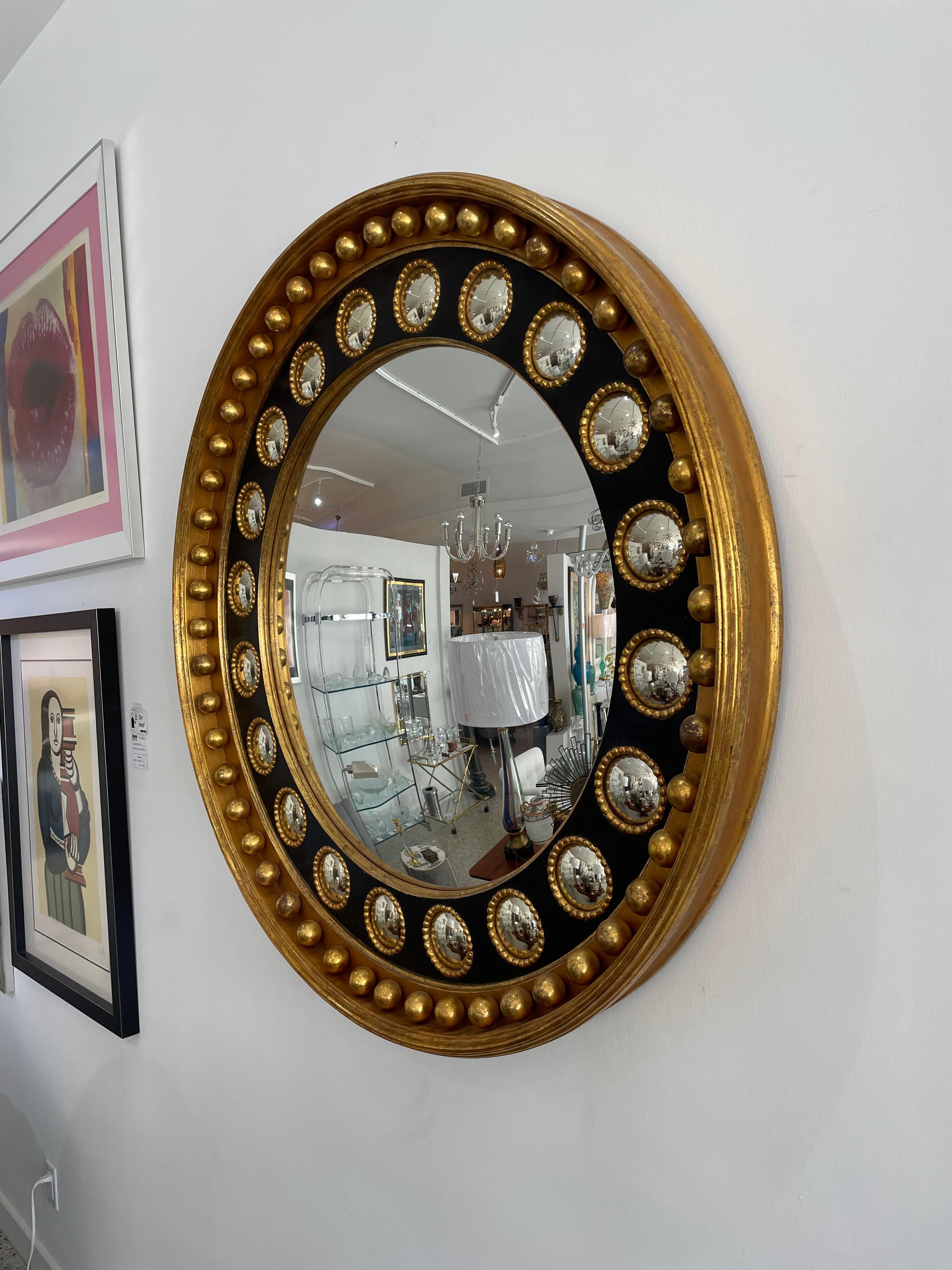 Hand-Crafted Convex Mirror by Mirror Fair For Sale