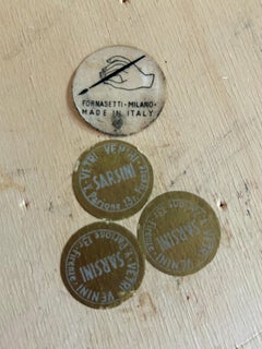 Convex Glass Mirror Venini + Fornasetti Italy