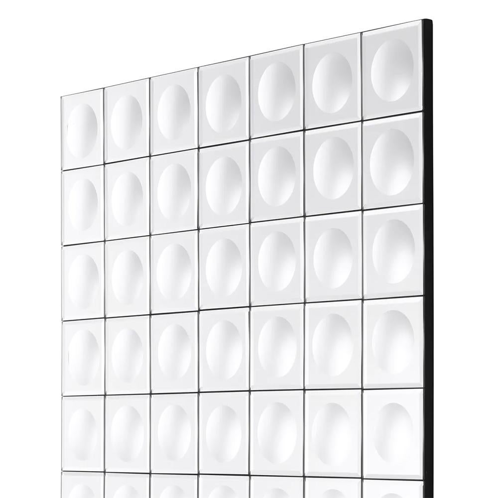 Konvexe Quadrate Spiegel (Handgefertigt) im Angebot